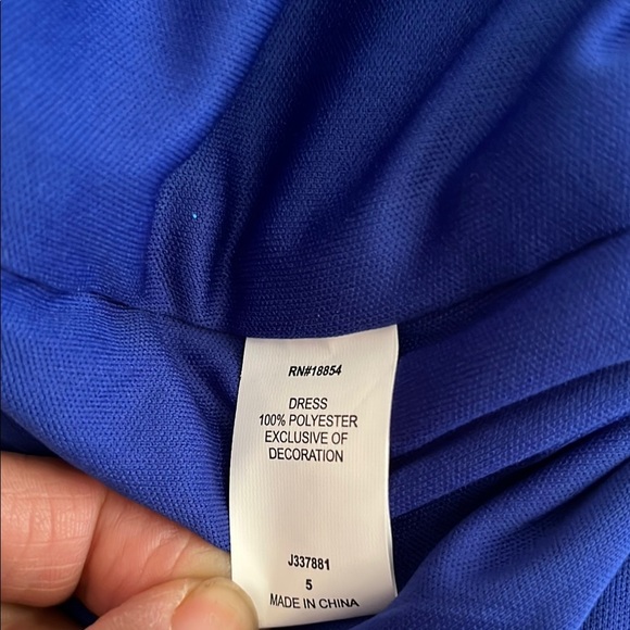 Silver Metallic Ruched Mini Dress - Picture 5 of 9